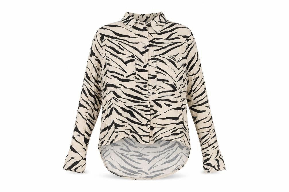 Womens UK Size 10 New Look Multicoloured Basic Blouse