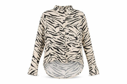 Womens UK Size 10 New Look Multicoloured Basic Blouse