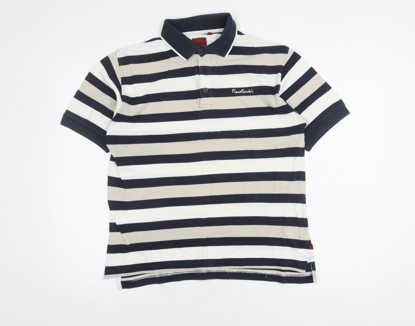 Pierre Cardin Men's S Multicoloured Striped Polo