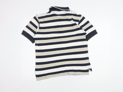 Pierre Cardin Men's S Multicoloured Striped Polo