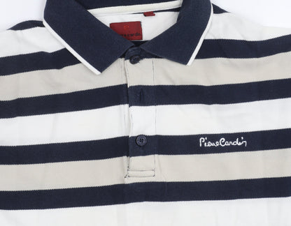 Pierre Cardin Men's S Multicoloured Striped Polo