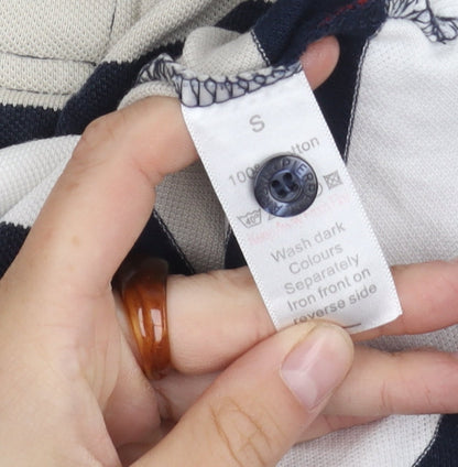 Pierre Cardin Men's S Multicoloured Striped Polo