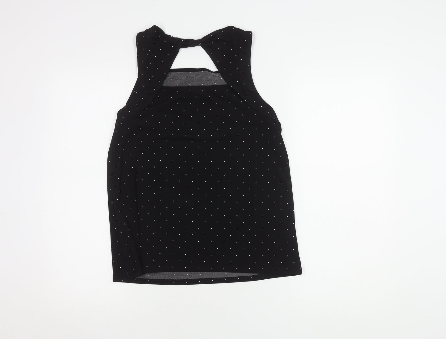Banana Republic Women's Black Polka Dot Tank Top - Size S
