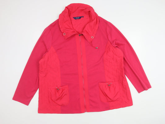 Womens UK Size XL Honor Millburn Pink Basic Jacket