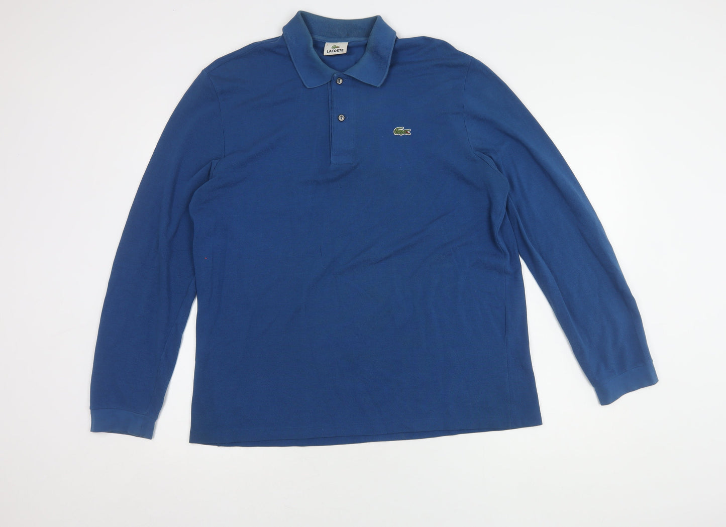 Lacoste Men's Blue Long Sleeve Polo Shirt - Size 5