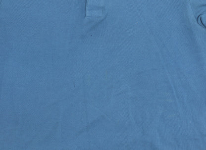 Lacoste Men's Blue Long Sleeve Polo Shirt - Size 5