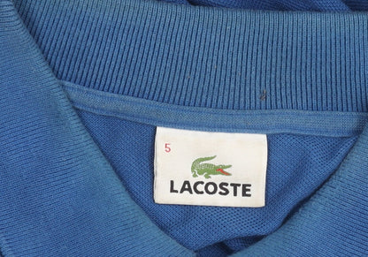 Lacoste Men's Blue Long Sleeve Polo Shirt - Size 5