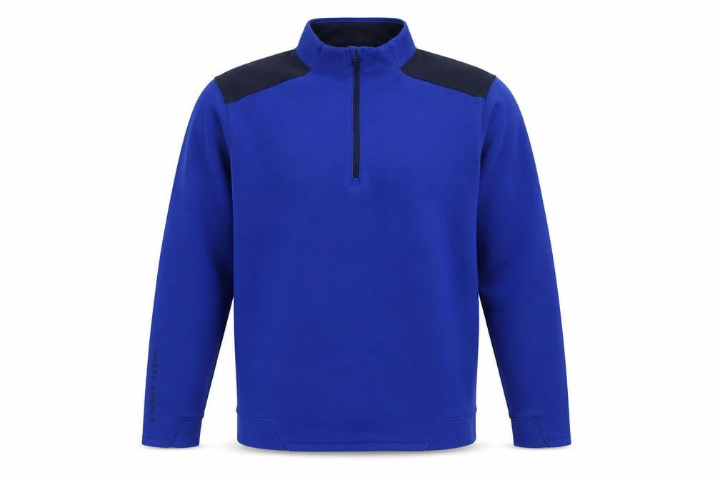 Mens UK Size M Under armour Blue 1/4 Zip Sweatshirt