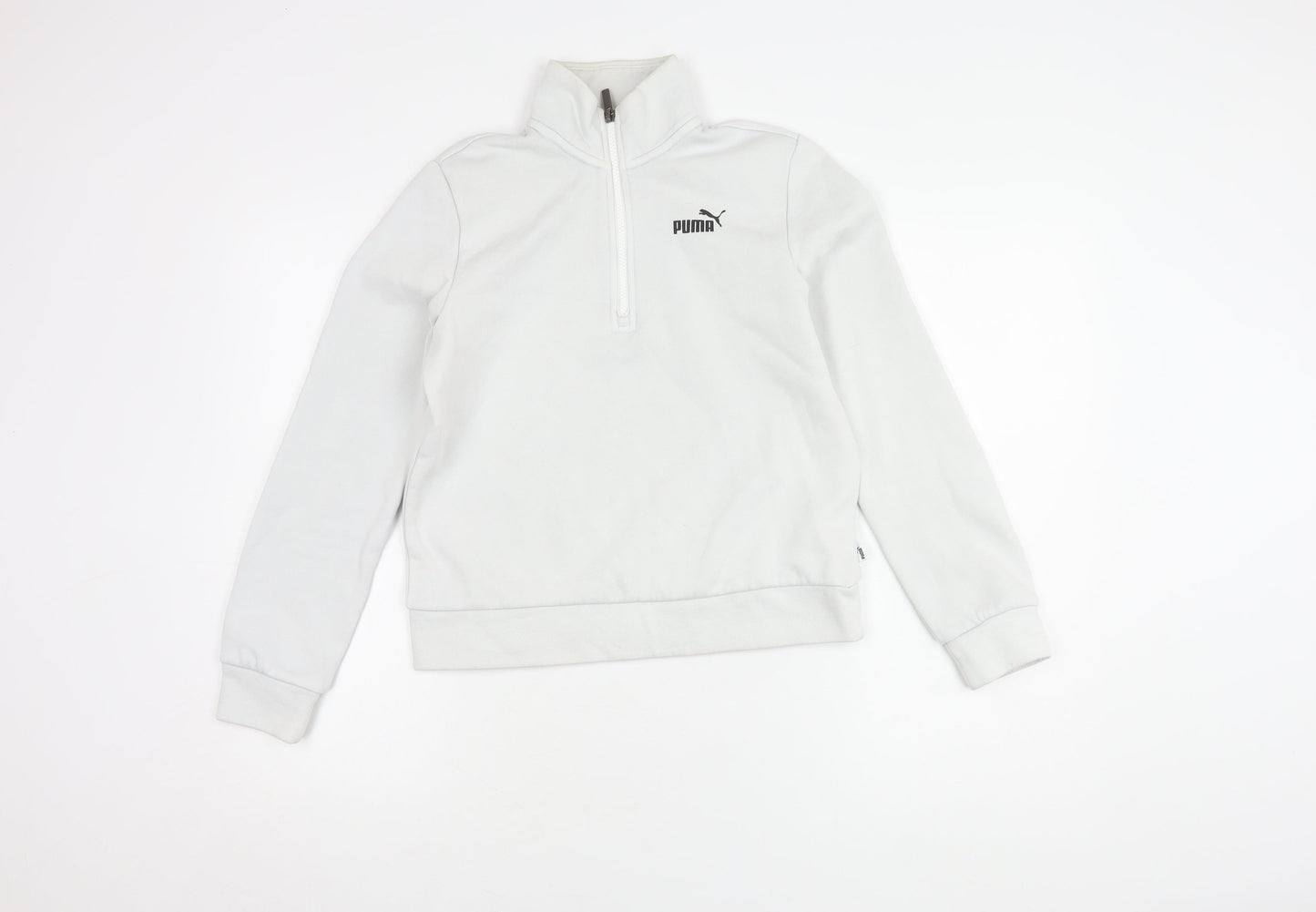 Puma Women's White Full Zip Hoodie XS