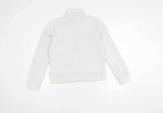 Puma Women's White Full Zip Hoodie XS