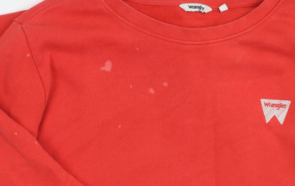 Wrangler Women's Red Pullover Sweatshirt M