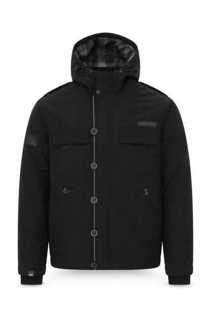 Mens UK Size S McKenzie Black Basic Jacket