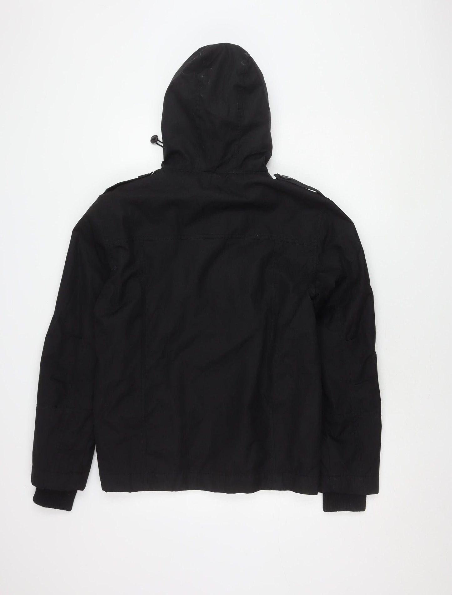 Mens UK Size S McKenzie Black Basic Jacket