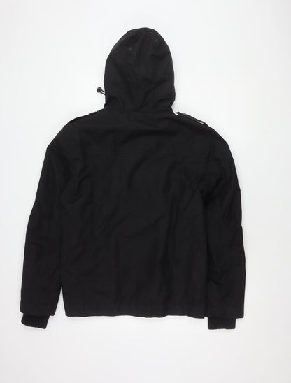 Mens UK Size S McKenzie Black Basic Jacket