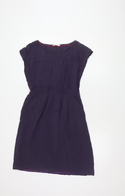White Stuff Women's Purple Dress, Size 10, Viscose