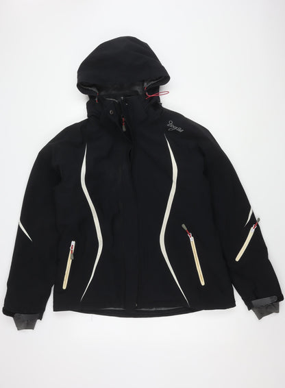 Womens UK Size 14 TOG24 Black Rain Coat