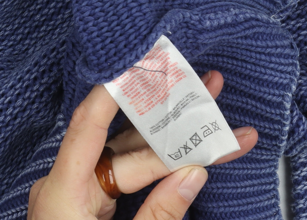 Dissident Men's Blue Medium Pullover Crew Neck Jumper