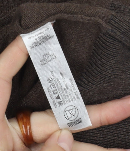 Rocha John Rocha Men's Brown V-Neck Pullover Jumper M