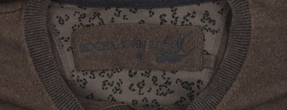 Rocha John Rocha Men's Brown V-Neck Pullover Jumper M