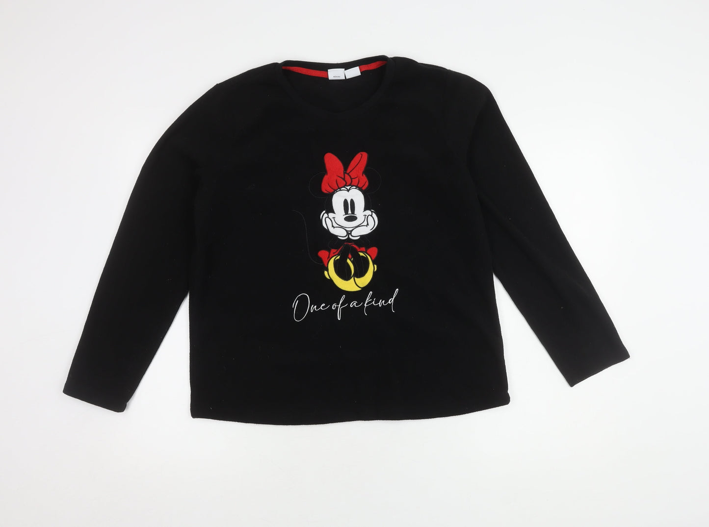 Disney Women’s Black Minnie Mouse Long Sleeve Top 12-14