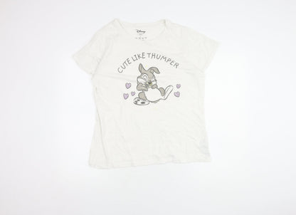Primark Disney Women's White Thumper Nightshirt L