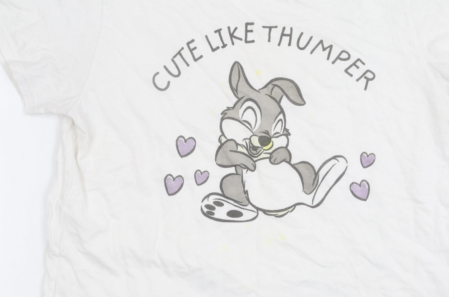 Primark Disney Women's White Thumper Nightshirt L