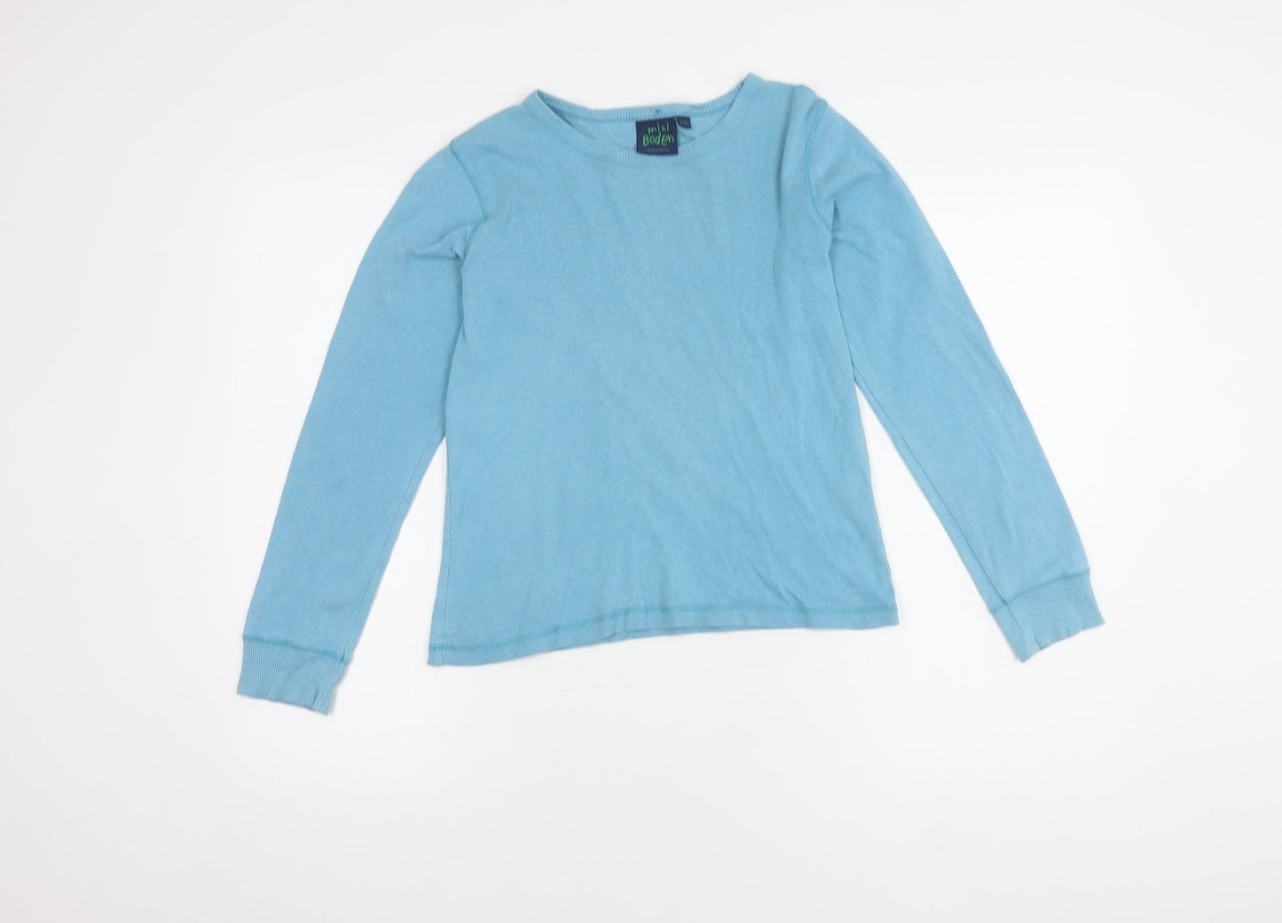 Mini Boden Boys Blue Cotton Long Sleeve T-Shirt 11-12 Years