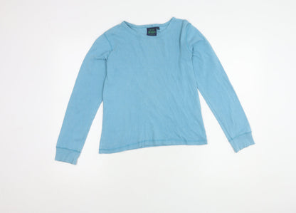 Mini Boden Boys Blue Cotton Long Sleeve T-Shirt 11-12 Years