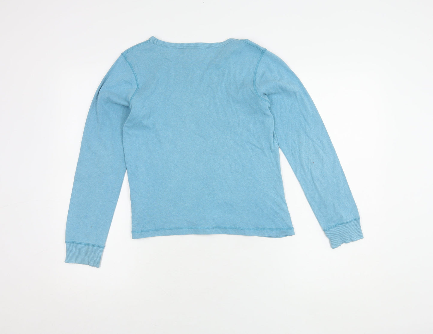 Mini Boden Boys Blue Cotton Long Sleeve T-Shirt 11-12 Years