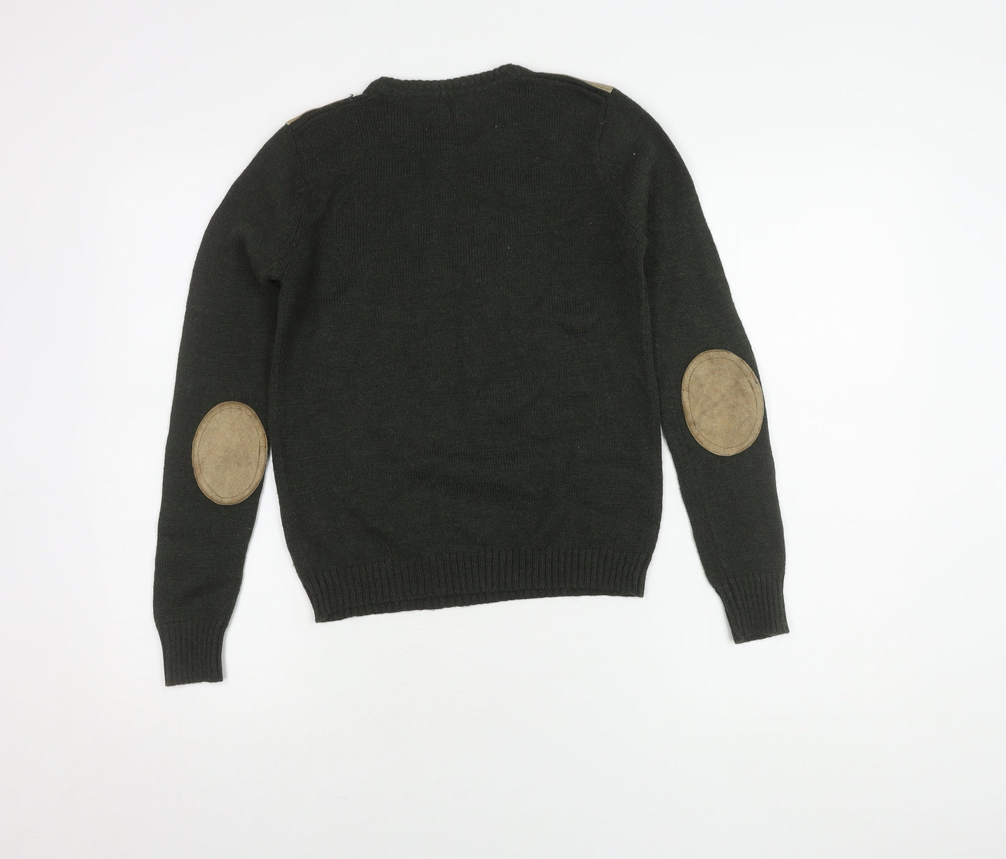 Rydale Boys Green Pullover Jumper, Size 9-10 Years