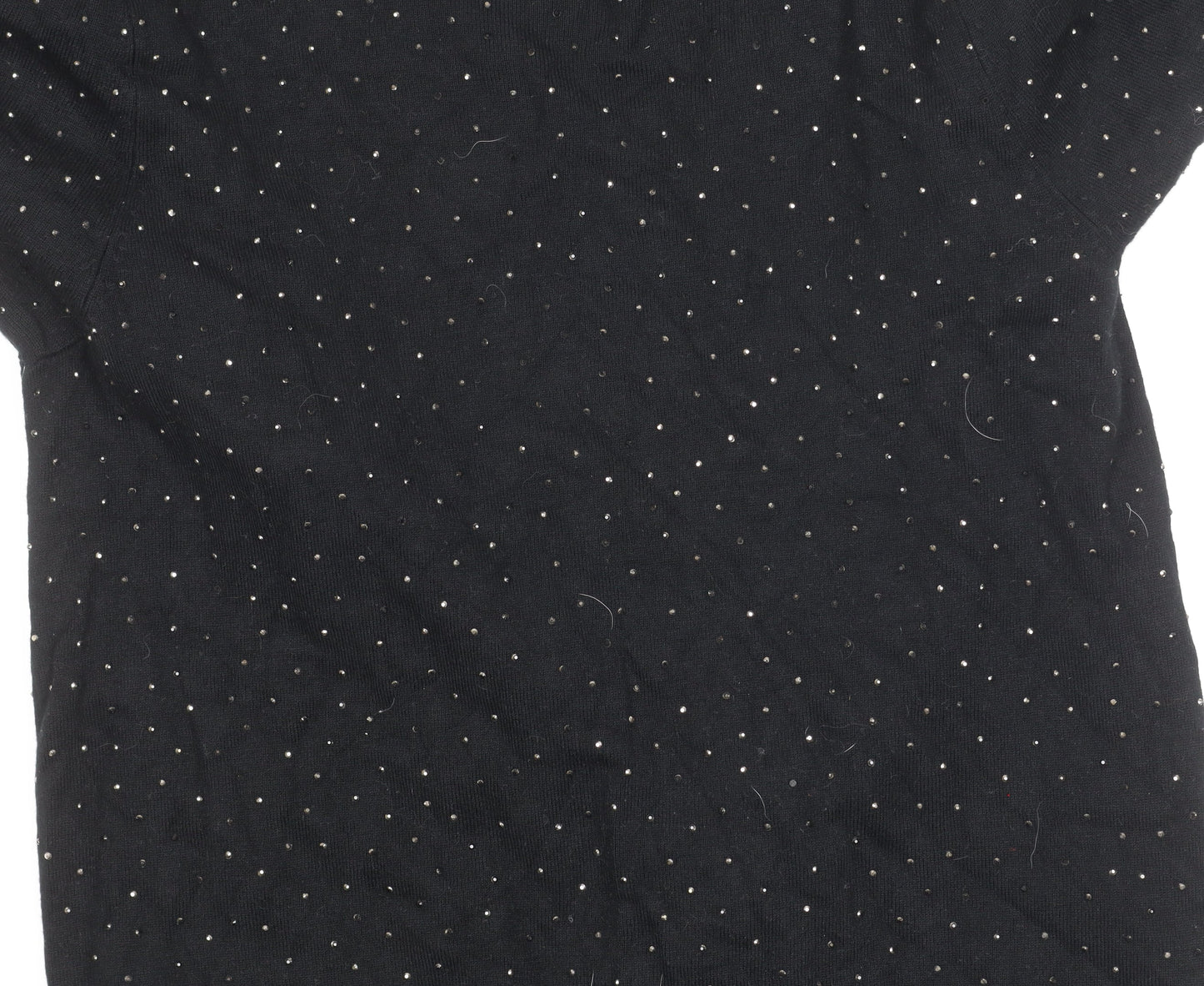 Womens UK Size 10 Warehouse Black Pullover Jumper