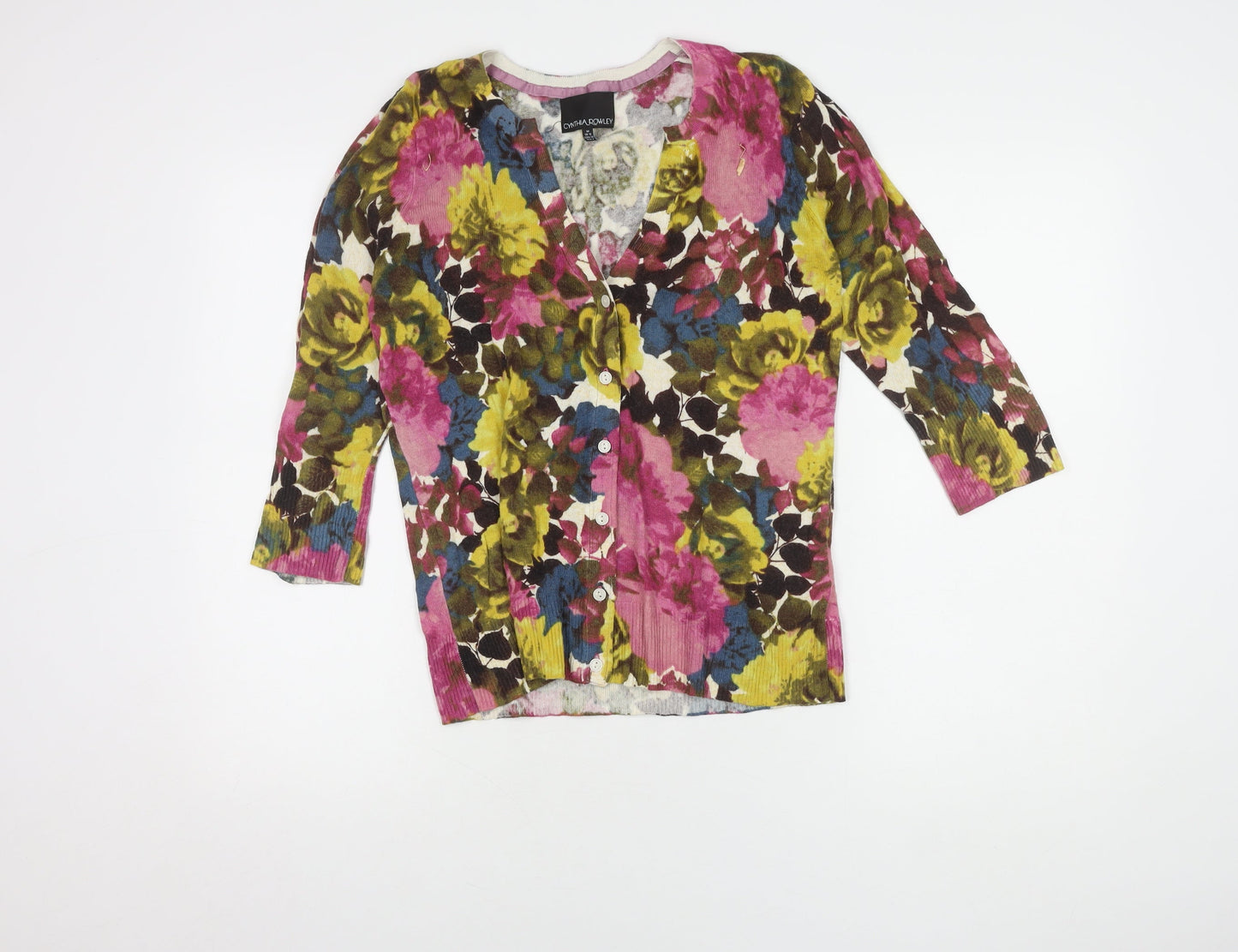 Cynthia Rowley Women's Multicoloured Cardigan M