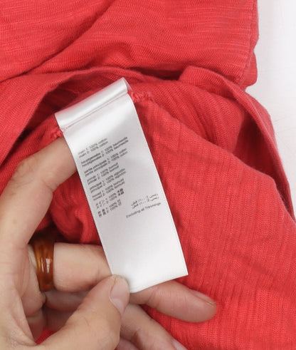 Womens UK Size 10 Joules Red Basic T-Shirt