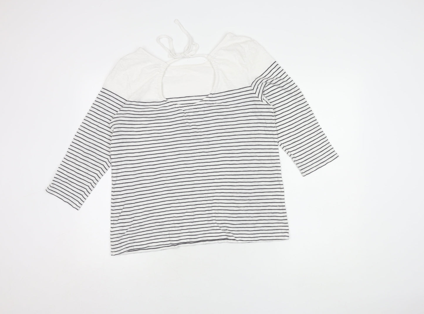 Womens UK Size 14 The White Company White Basic T-Shirt