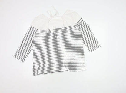 Womens UK Size 14 The White Company White Basic T-Shirt