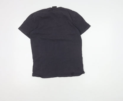 Unisex Adults UK Size XS Superdry Black Basic T-Shirt