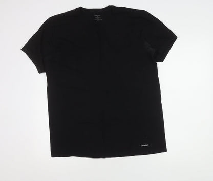 Mens UK Size L Calvin Klein Black  T-Shirt