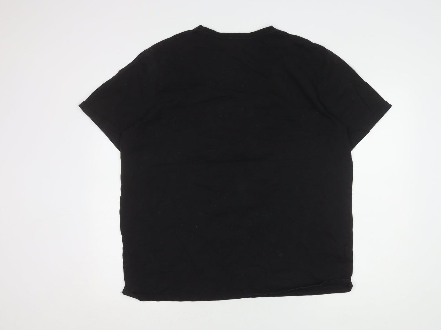 Womens UK Size XL TU Black Basic T-Shirt