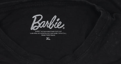 Womens UK Size XL TU Black Basic T-Shirt