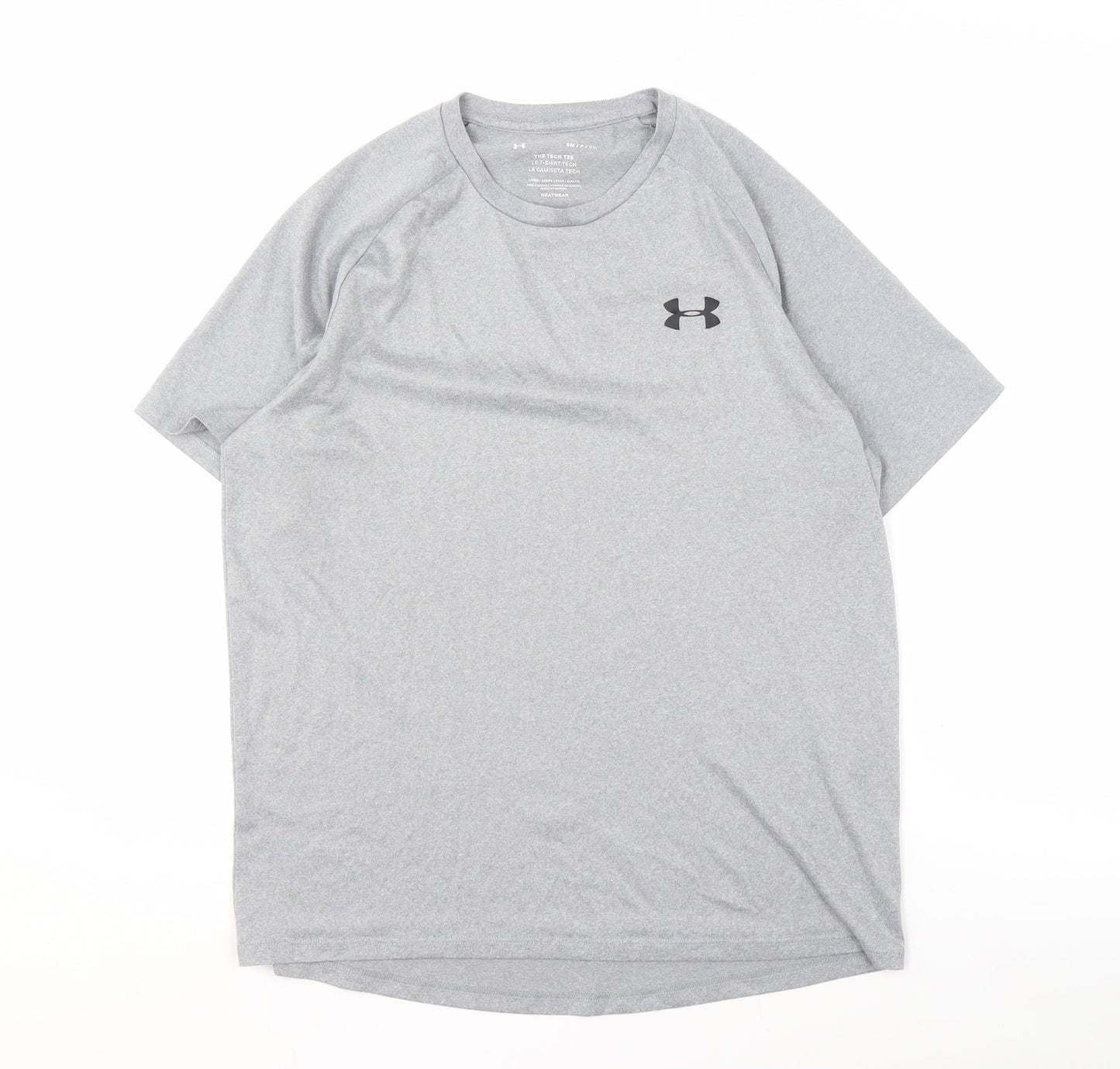 Under Armour Men's Grey T-Shirt - Size S, Activewear