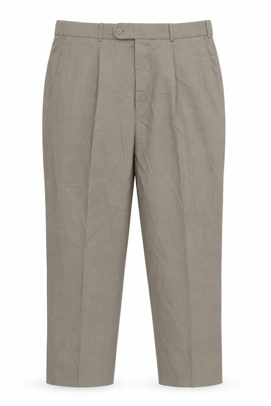 Mens UK Size 38 in Burton Menswear Regular Fit Business Formal Brown Trousers