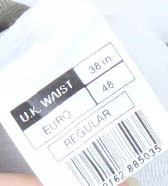 Burton Menswear Brown Trousers, Men's 38 in Straight Leg