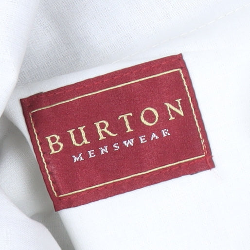 Burton Menswear Brown Trousers, Men's 38 in Straight Leg