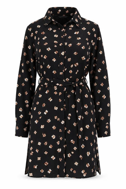 Principles Women's Black Geometric Dress, Size 18