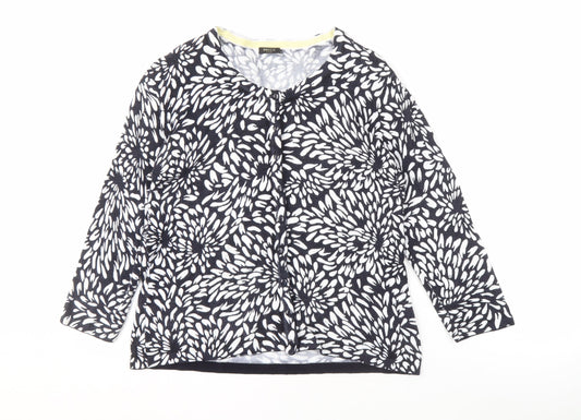 Womens UK Size L Precis Petite Multicoloured Cape Jumper