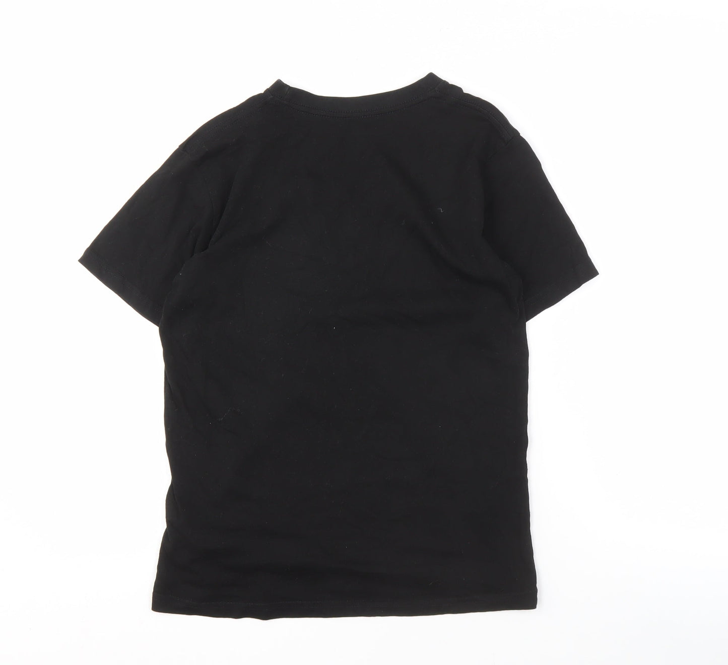 Rip Curl Boys Black Cotton T-Shirt, Size 12, Short Sleeve