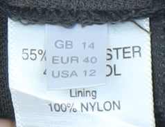 Whimsey Women's Black Trousers Size 14