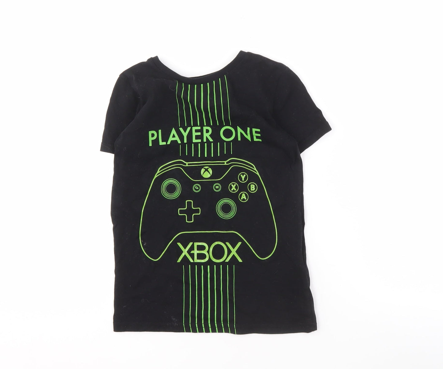 Marks and Spencer Boys Black Graphic Xbox T-Shirt 6-7 Years