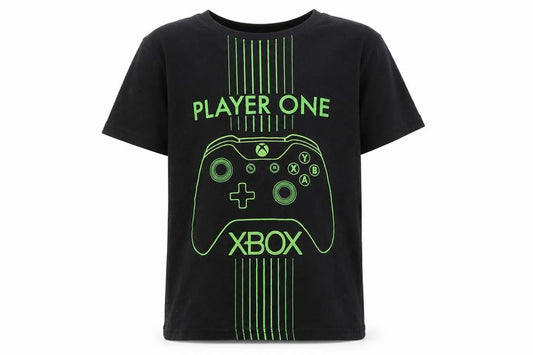 Marks and Spencer Boys Black Graphic Xbox T-Shirt 6-7 Years