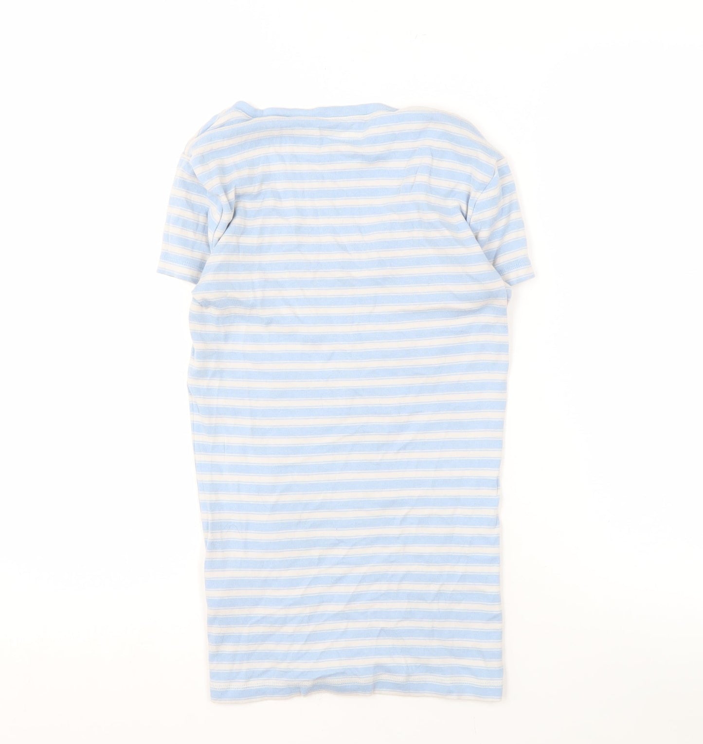 Womens UK Size XS Tommy Hilfiger Blue Basic T-Shirt